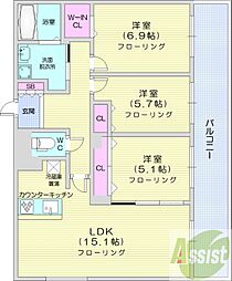 レジデンス白石中央III