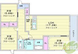 レジデンス白石中央V