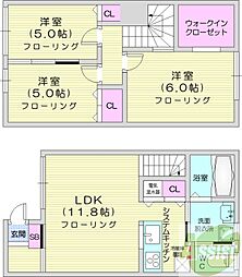 札幌市北区北三十八条西7丁目の一戸建て