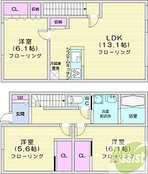 札幌市豊平区西岡五条1丁目の一戸建て