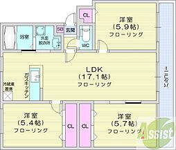 札幌市北区百合が原5丁目
