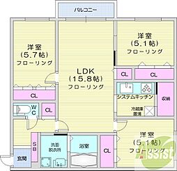 札幌市白石区南郷通14丁目北