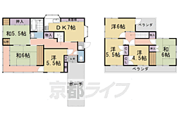 京都市右京区嵯峨広沢西裏町の一戸建て