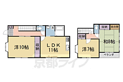京都市伏見区深草大亀谷東久宝寺町の一戸建て