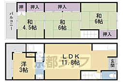 京都市山科区東野森野町の一戸建て