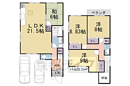 京田辺市薪堀切谷の一戸建て