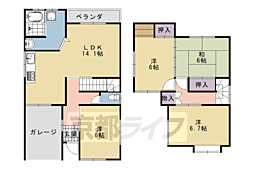 京都市西京区大枝沓掛町の一戸建て