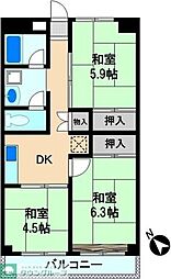 鹿島田グリーンハイツ2号棟 802