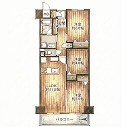 ファミール緑橋 13F　リフォーム済