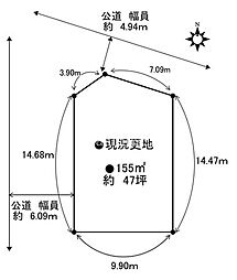松原市「天美我堂6丁目」 更地