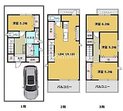 堺市北区「南花田町」 新築戸建