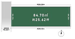 堺市北区「北花田町4丁」 更地