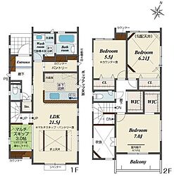 函南町間宮　全2棟　1号棟