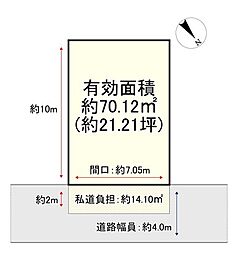 売土地　寝屋川市池田旭町