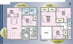 浜松市中央区上石田町　第1　1号棟　新築戸建