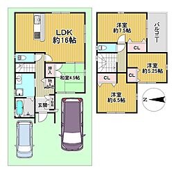 松原市天美西１丁目の一戸建て