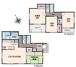 大井町上大井　新築分譲住宅 1号棟