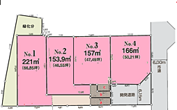 〜建築条件無し売地〜鎌倉市二階堂（いろどりアイタウン） Ｎo3