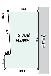 海老名市杉久保北 古家付土地 ー建築条件なしー