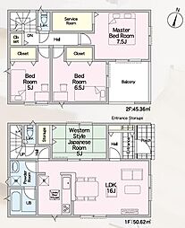 小田原市酒匂第１８　新築分譲住宅全1棟 NO1
