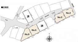 松田町松田惣領　全6区画　建築条件なし売地 NO.5