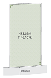小田原市堀之内　全1区画　建築条件なし売地
