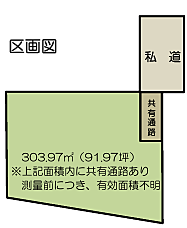 小田原市飯泉　売地　建築条件なし