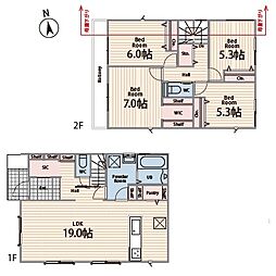 八王子市上柚木2期　新築戸建て No1