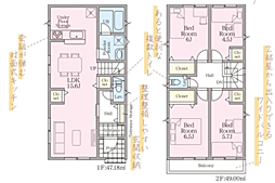 厚木市及川　第10　新築分譲住宅　全2棟 2号棟