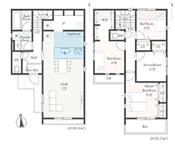 伊勢原市第3高森　全3棟　新築戸建て 1号棟