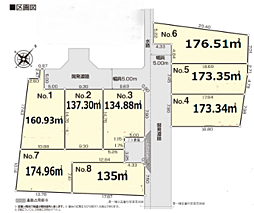 大井町金子　売地　全８区画 NO.7