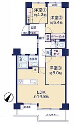 新ゆりグリーンタウンけやき街区 1号棟　604号室