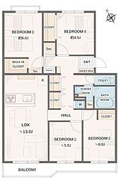 東建ニューハイツ海老名 14-502号室