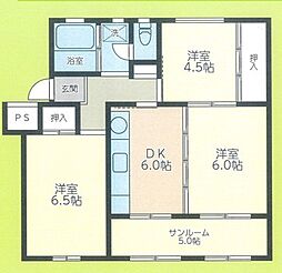 相模原市南区　相武台団地 1513棟-11号室
