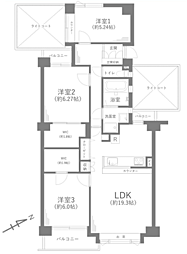 鶴巻ガーデンシティひかりの丘4号棟 713号室
