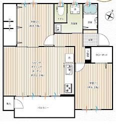 左近山団地2-21棟 404号室