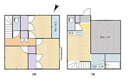 松田町神山　ガレージ付き戸建て