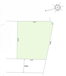 秦野市南矢名　建築条件なし売地