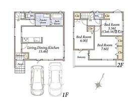 町田市金井ヶ丘２丁目　新築戸建 1号棟