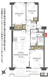 藤沢ビレジ３号棟 1102号室