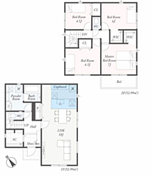 秦野市第2曽屋　全9棟　新築戸建て 3号棟