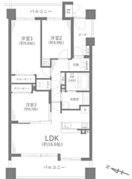 クリオ藤沢善行8番館　リフォーム済 405号室
