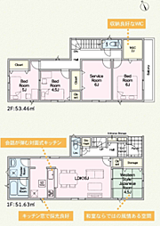 秦野市羽根第1　全3棟新築戸建て 1号棟