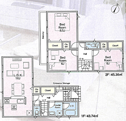相模原市緑区谷ケ原第３〜新築戸建〜 ３号棟