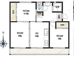 相模原第弐団地弐号棟 52号室