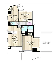 パラッツオ相模原 601号室