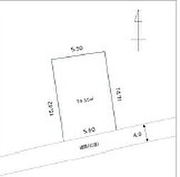 〜建築条件なし〜綾瀬市上土棚北3丁目　売地