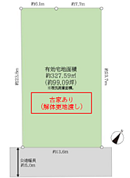 多摩市桜ケ丘1丁目　売地　建築条件なし