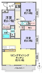 クリオ平塚弐番館　リノベーション済み 505号室