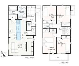 秦野市第1三屋　新築戸建て全2棟 NO2